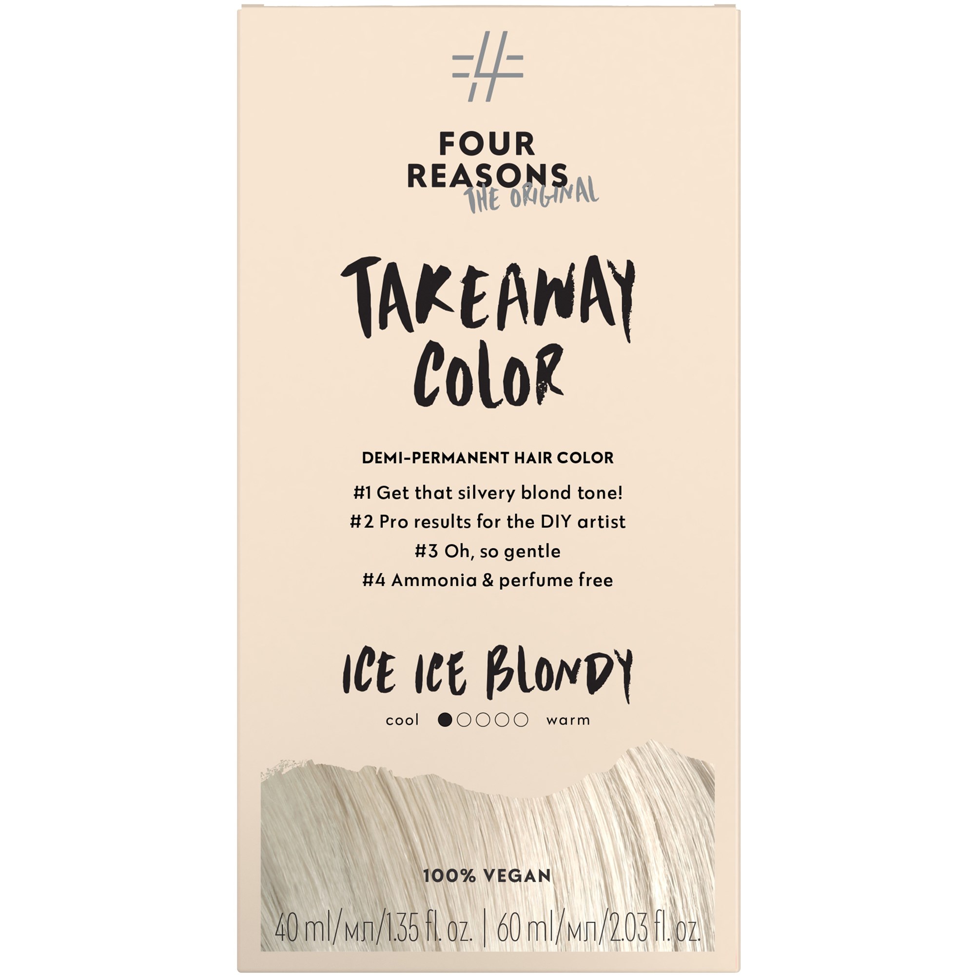 Four Reasons Take Away Color 10.01 Ice Ice Blondy