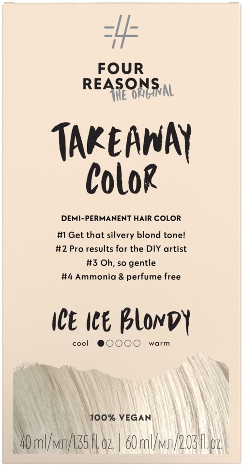 Four Reasons Take Away Color 10.01 Ice Ice Blondy