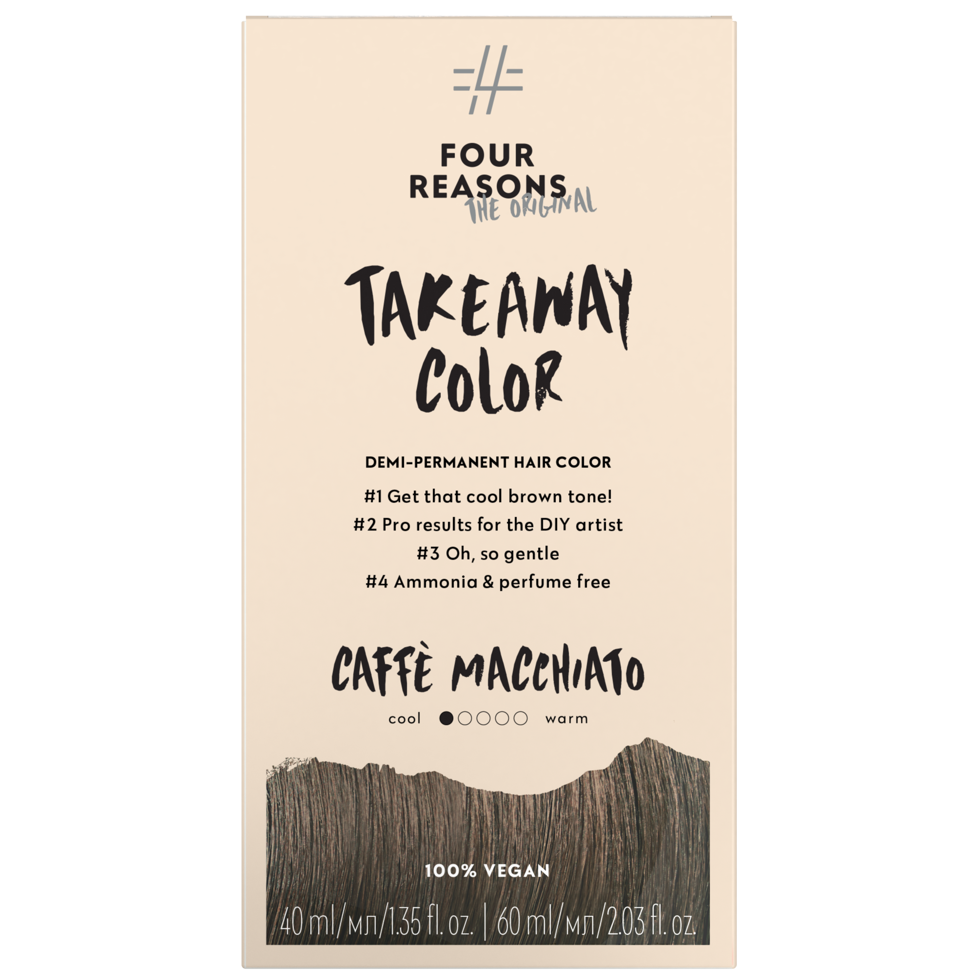 Läs mer om Four Reasons Take Away Color 5.1 Caffé Macchiato