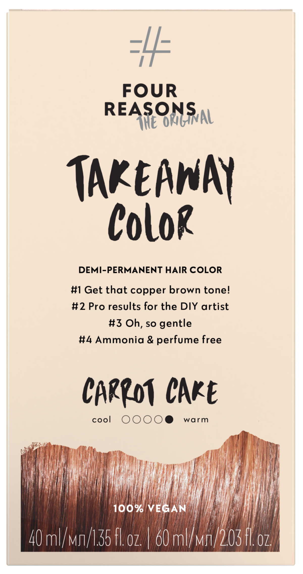 Four Reasons Take Away Color 6.4 Carrot Cake