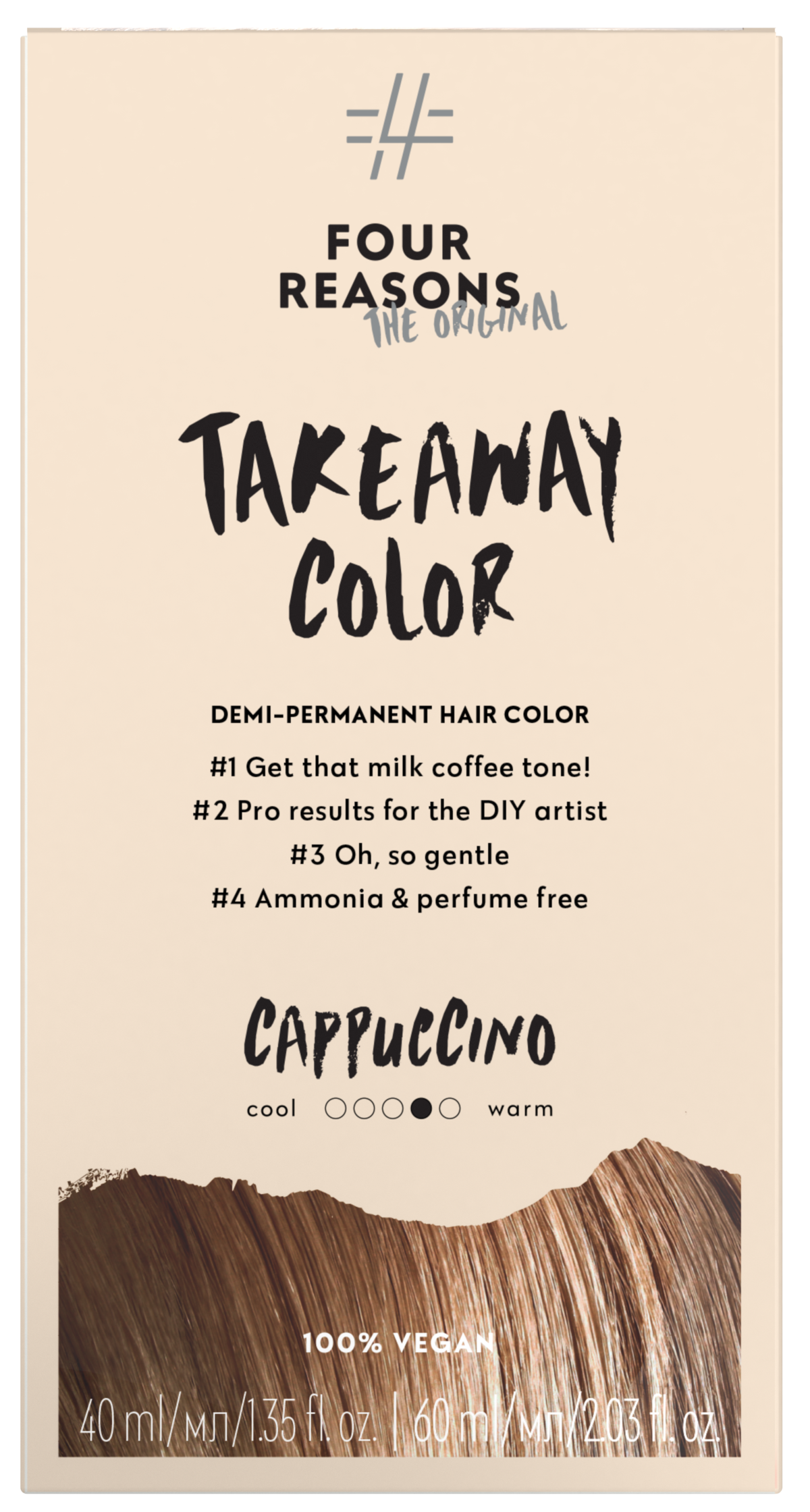 Four Reasons Take Away Color 7.35 Cappucino