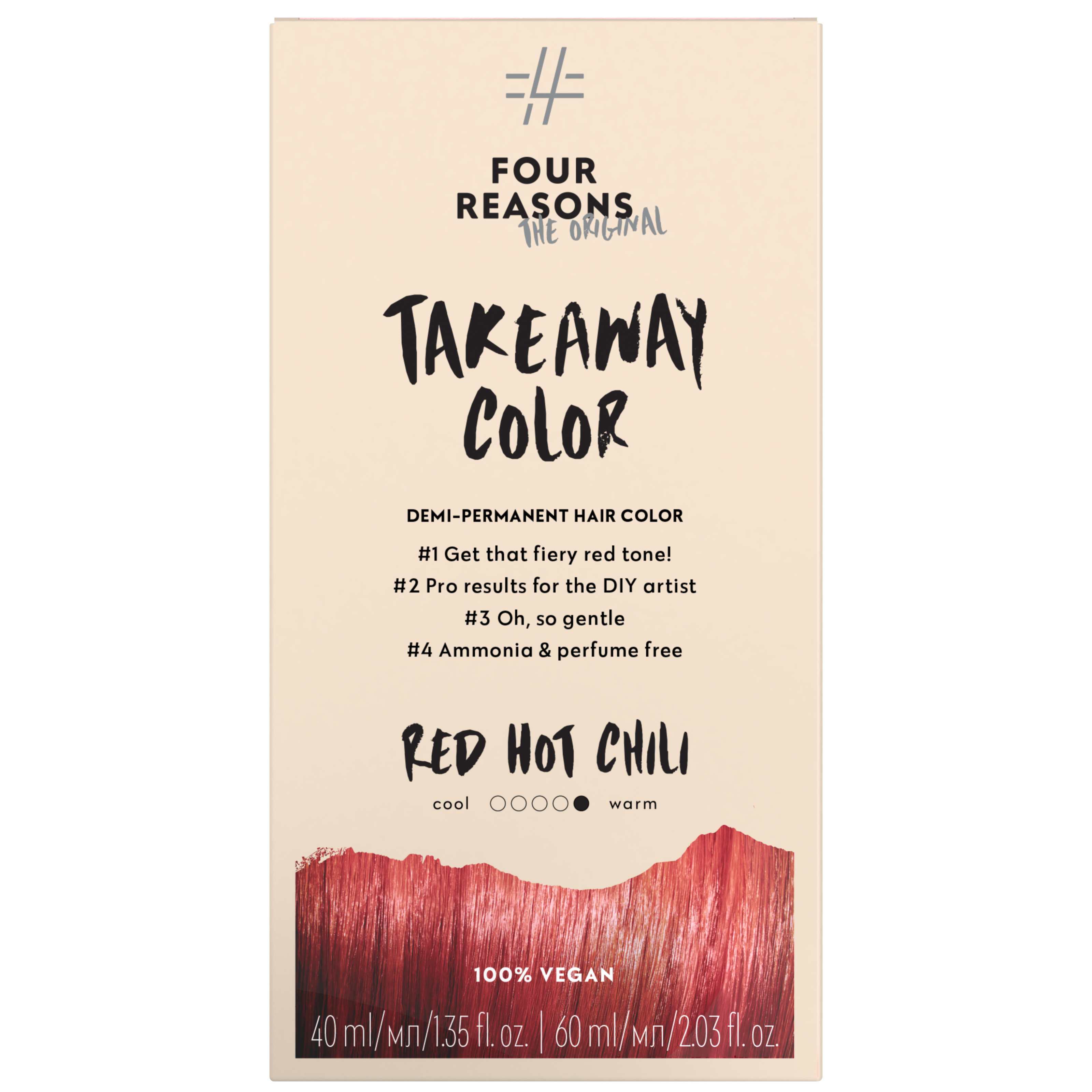 Läs mer om Four Reasons Take Away Color 7.66 Red Hot Chili