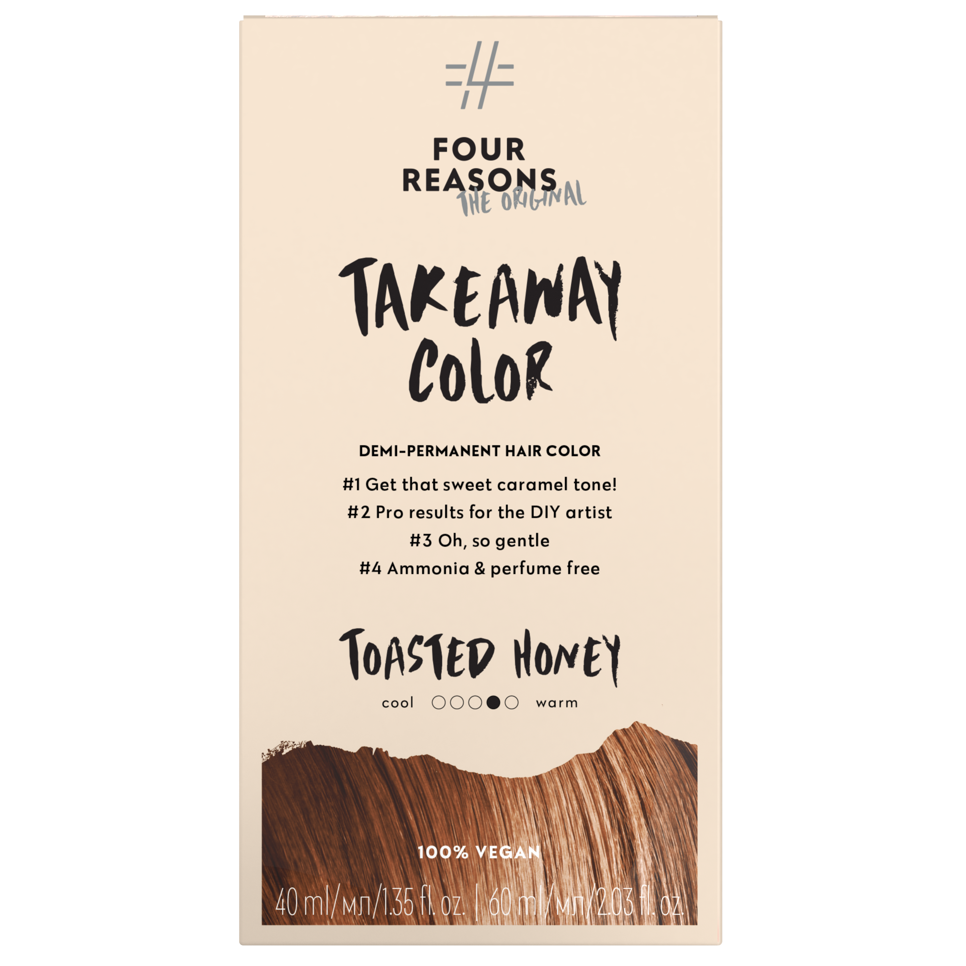 Four Reasons Take Away Color 7.74 Toasted Honey