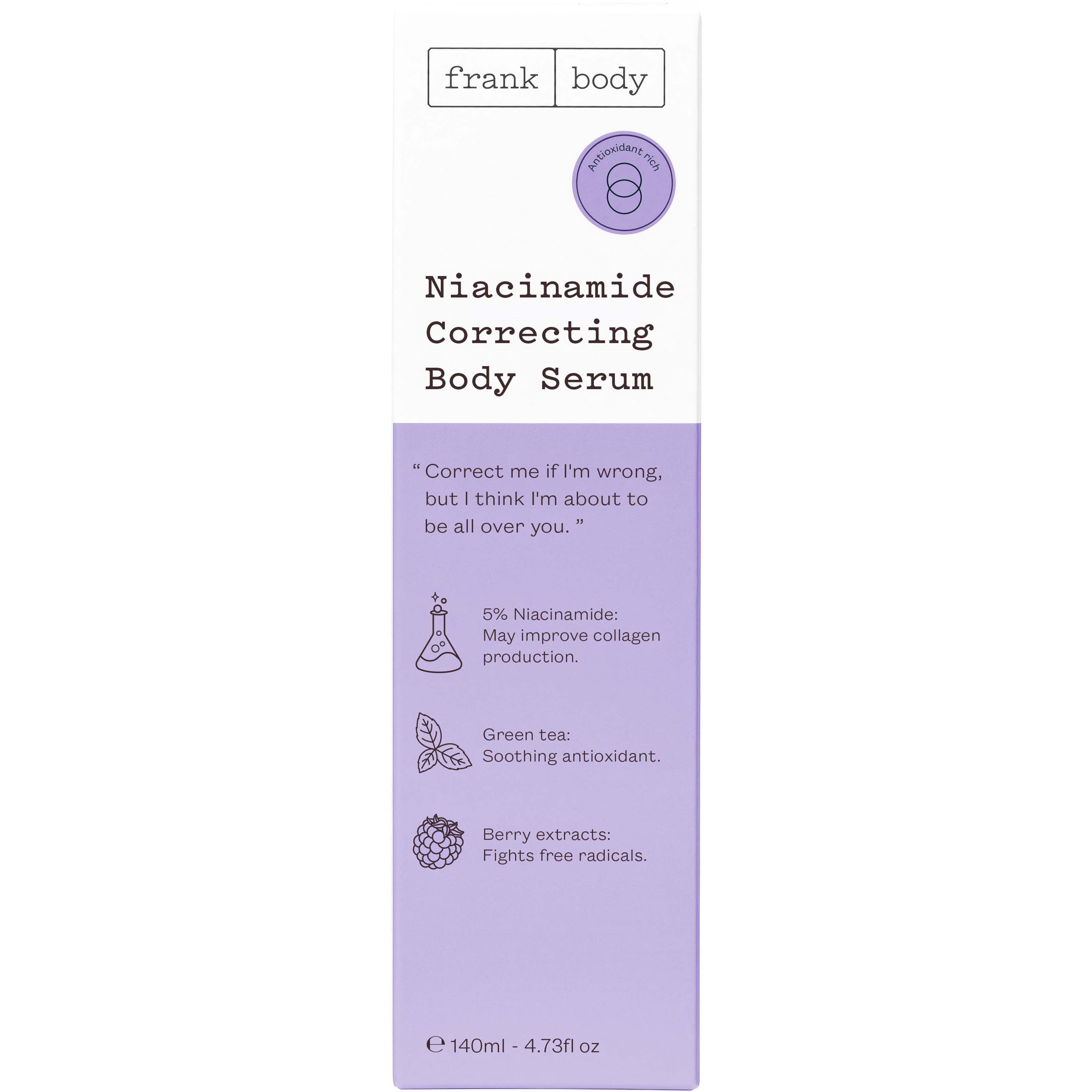 Alternativ bild 1 för Frank Body Body Niacinamide Correcting Body Serum 140 ml