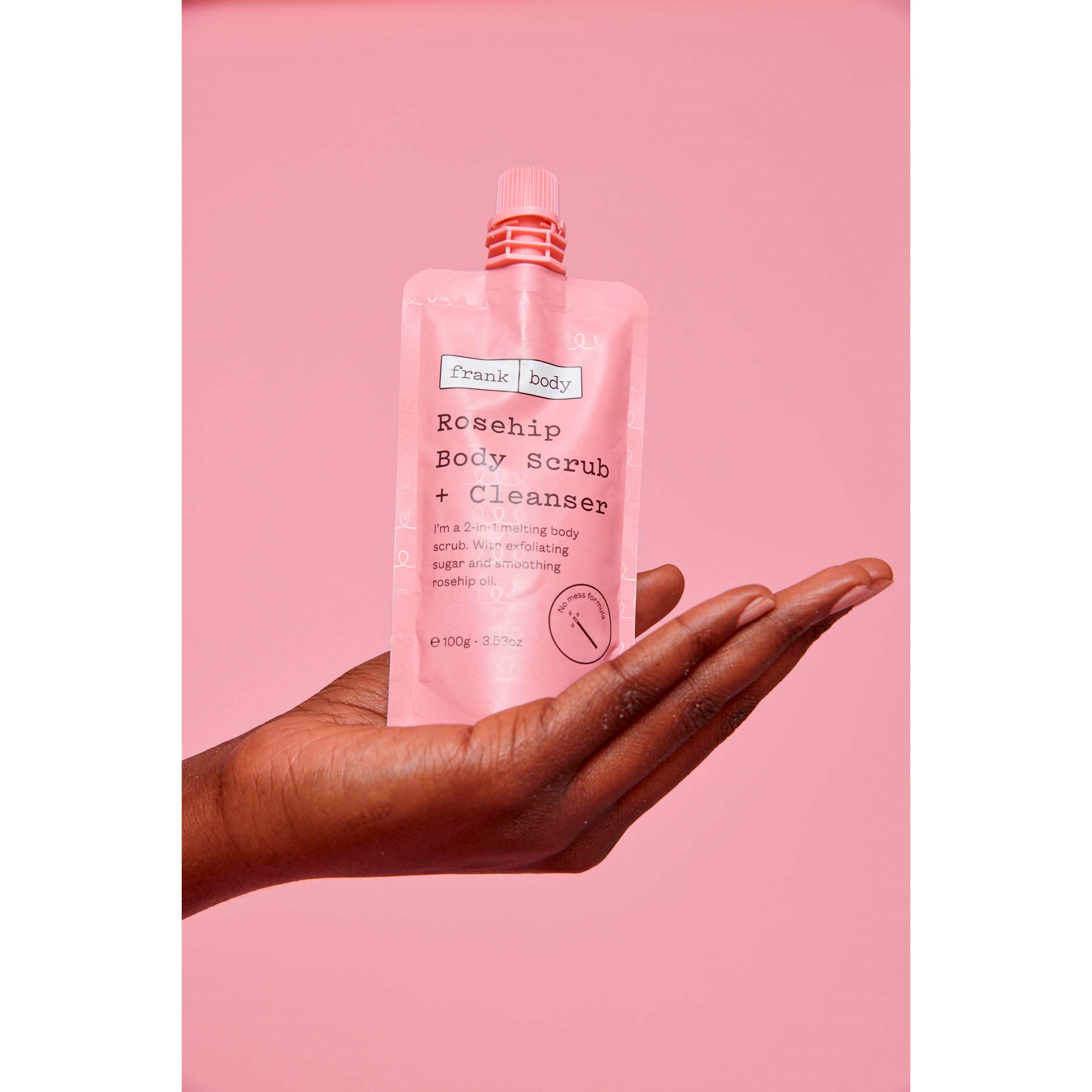 Frank Body Rosehip Body Scrub + Cleanser 100 g (obrázok 2)