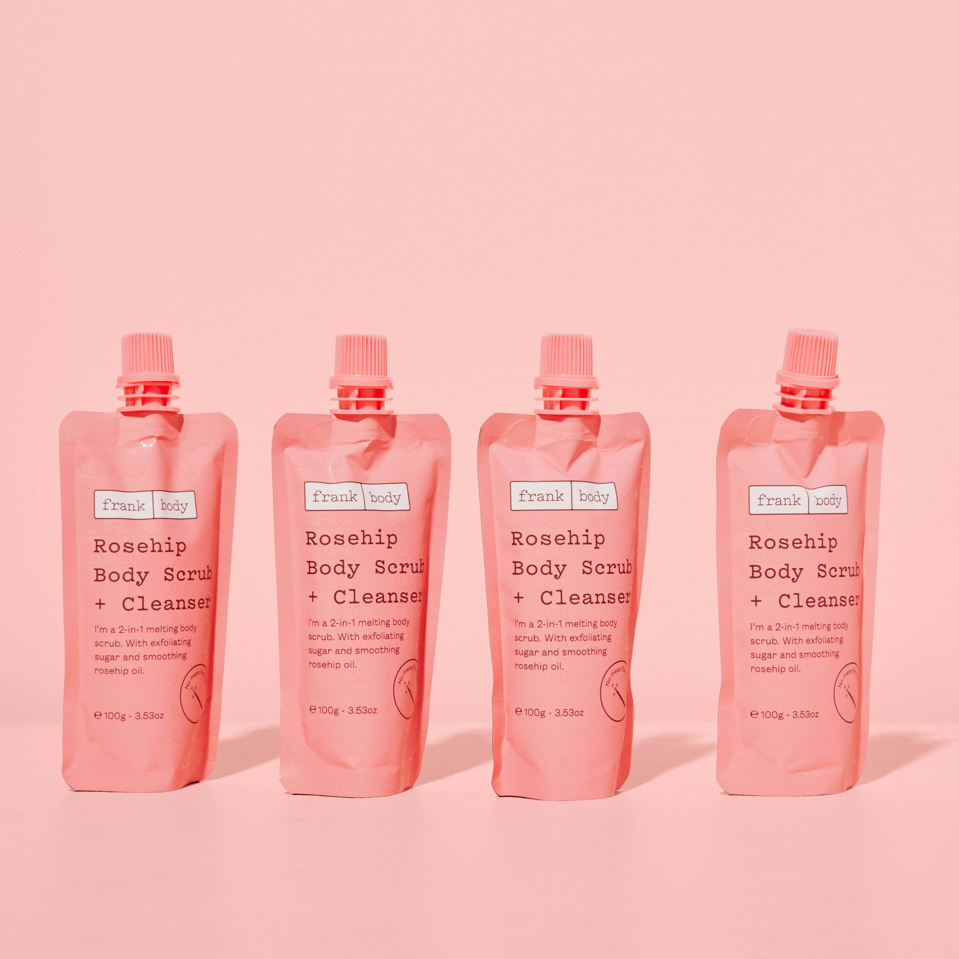 Frank Body Rosehip Body Scrub + Cleanser 100 g (obrázok 3)