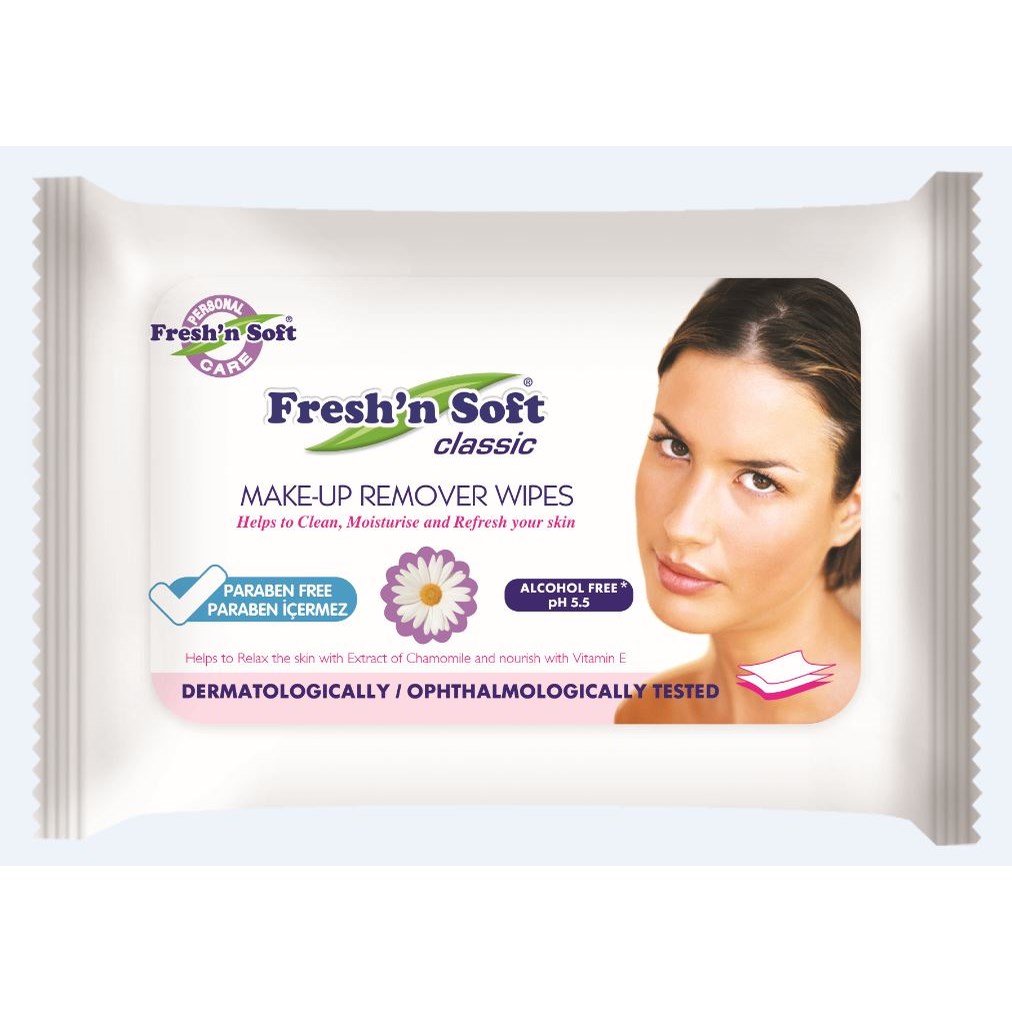 Fresh’n Soft Beauty Make-Up Remover Wipes Classic 20 Sheets