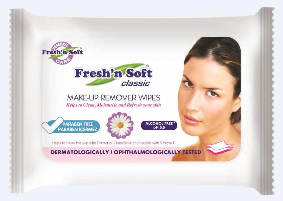 Fresh'n Soft Beauty Make-Up Remover Wipes Classic 20 Sheets