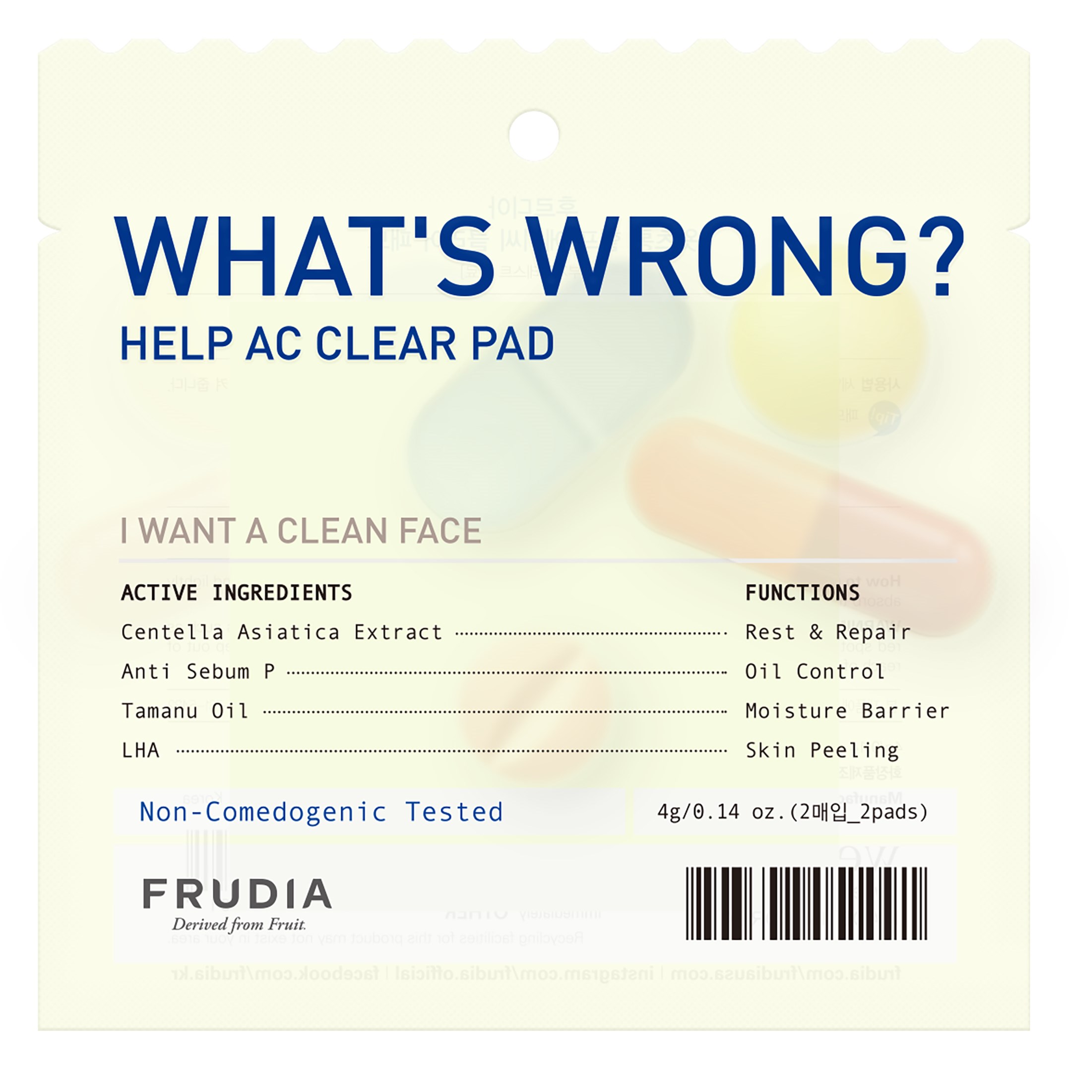 Frudia What’s Wrong Help AC Clear Pad 8 g