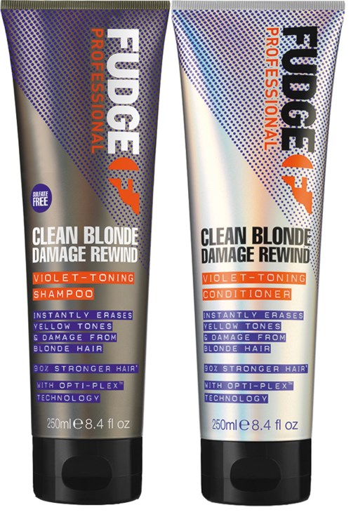 fudge Clean Blonde Care Damage Rewind Package