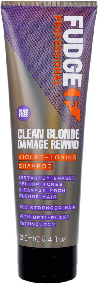 Fudge Care Clean Blonde Damage Rewind Shampoo 250 ml