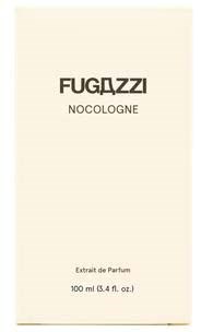 Fugazzi Nocologne perfume box, light background, simple text, 100 ml.