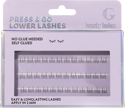 G Beauty Lashes Press & Go Lower Lashes Natural