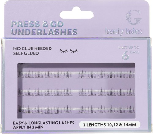 G Beauty Lashes Press & Go Lower Lashes Vivid