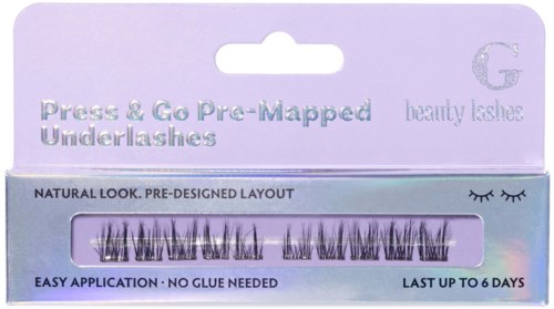 G Beauty Lashes Press & Go Pre-Mapped Underlashes Vibe