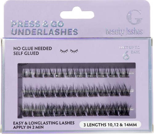 G Beauty Lashes Press & Go Underlashes Date