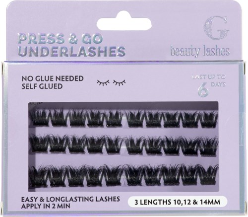 G Beauty Lashes Press & Go Underlashes Glam