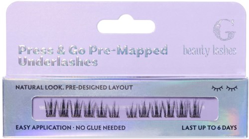 G Beauty Lashes Press & Go Pre-Mapped Underlashes Glow