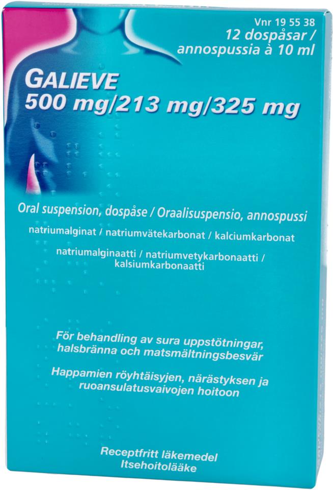 GALIEVE Action Dos 500/213/325mg