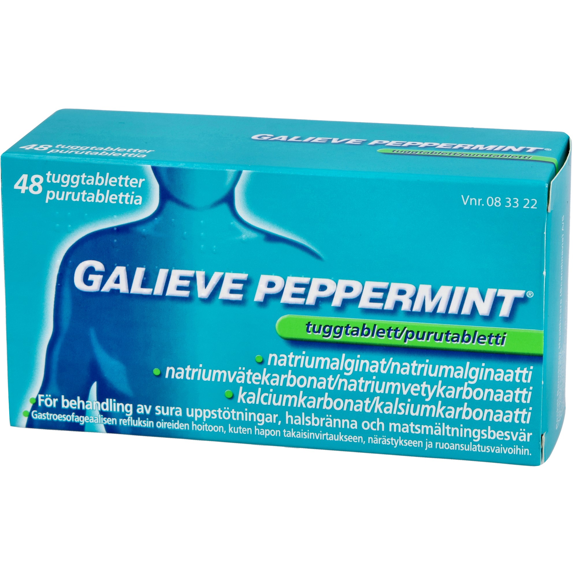 Läs mer om GALIEVE Peppermint tuggtablett 48 st