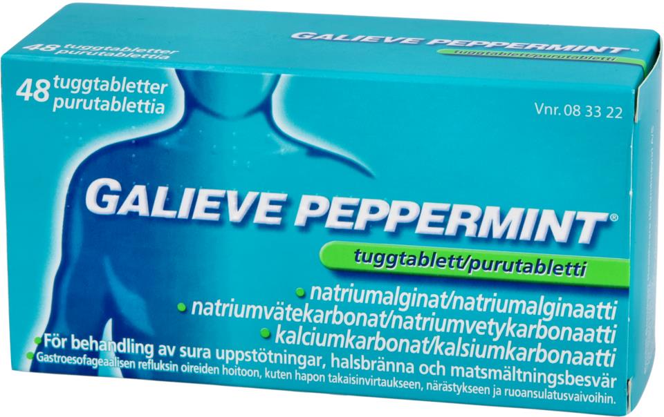 GALIEVE Peppermint tuggtablett 48 st
