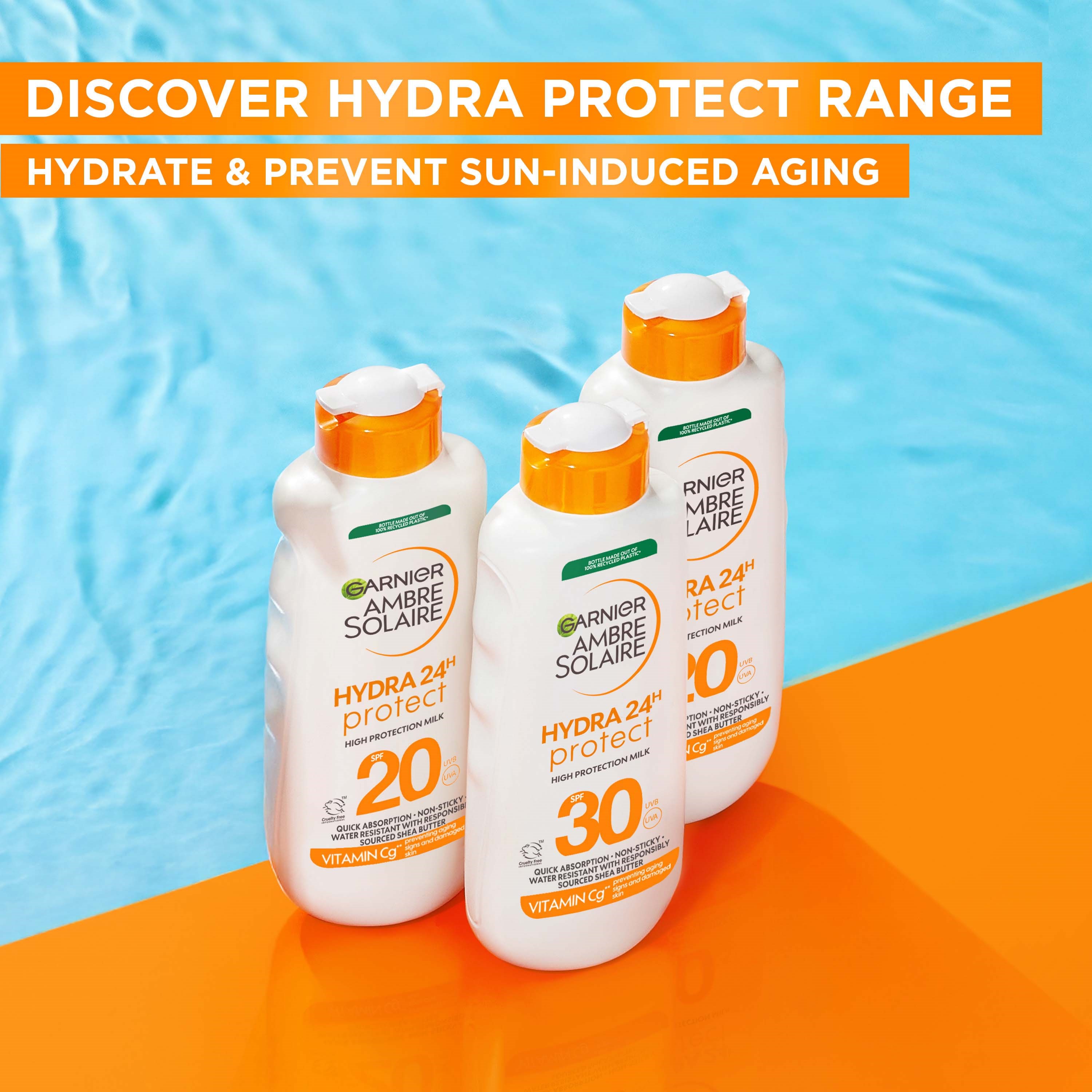 Garnier Ambre Solaire Hydra 24H Protect Sun Protecting Milk SPF30 175 (obrázok 8)