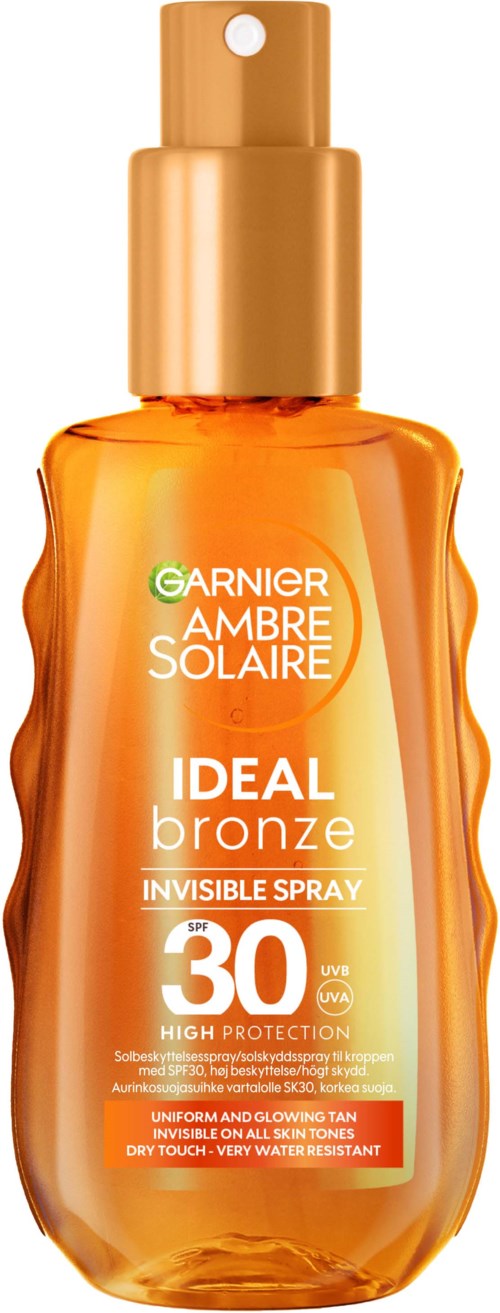 Garnier Ambre Solaire Ideal Bronze Invisible Sun Protection Spray SPF30 150 ml