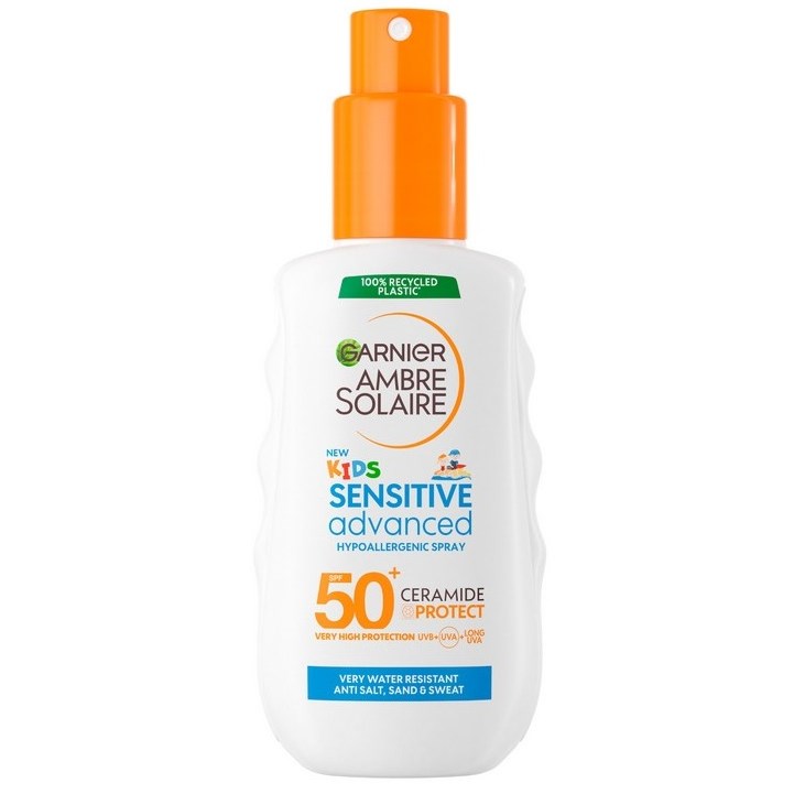 Garnier Ambre Solaire Kids Sensitive Advanced Face & Body Spray SPF 50