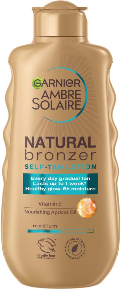 Garnier Ambre Solaire Natural Bronzer Self Tan Lotion  200 ml