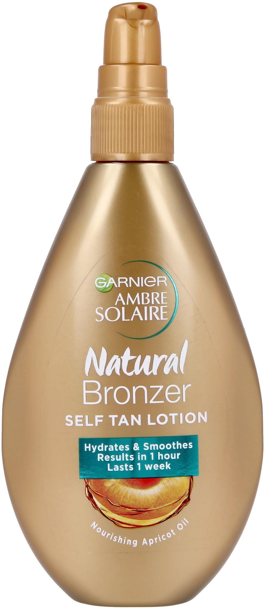 Garnier 150 Self Bronzer Solaire Ambre Lotion Tan Natural ml