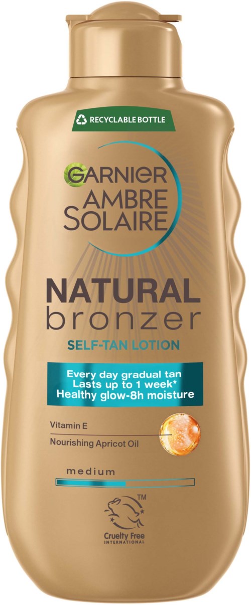 Garnier Ambre Solaire Natural Bronzer Self-Tan Lotion for Normal Skin 175 ml