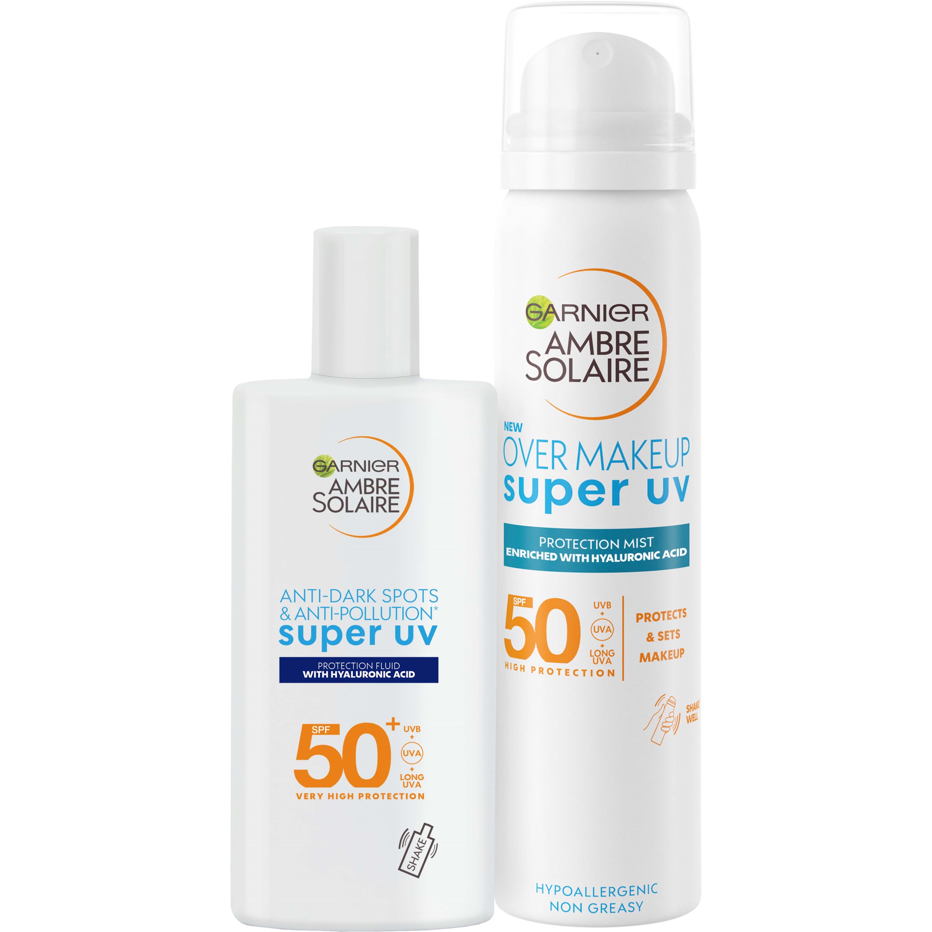 Garnier Ambre Solaire Super UV Duo - Over Makeup Mist + Anti-Dark Spot