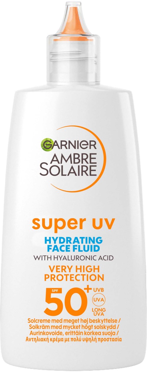 Garnier Ambre Solaire Super UV Hyaluronic Acid Hydrating Fluid SPF50+ for Normal Skin 40 ml
