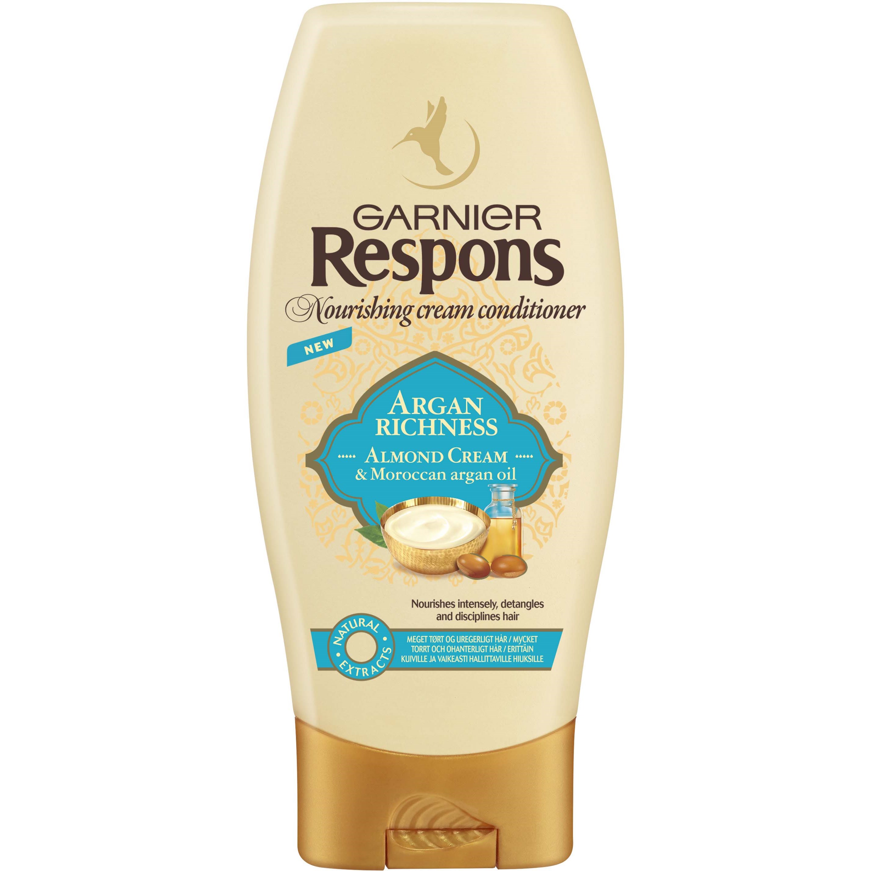 Läs mer om Garnier Respons Nourishing Cream Conditioner Argan Richness 200 ml