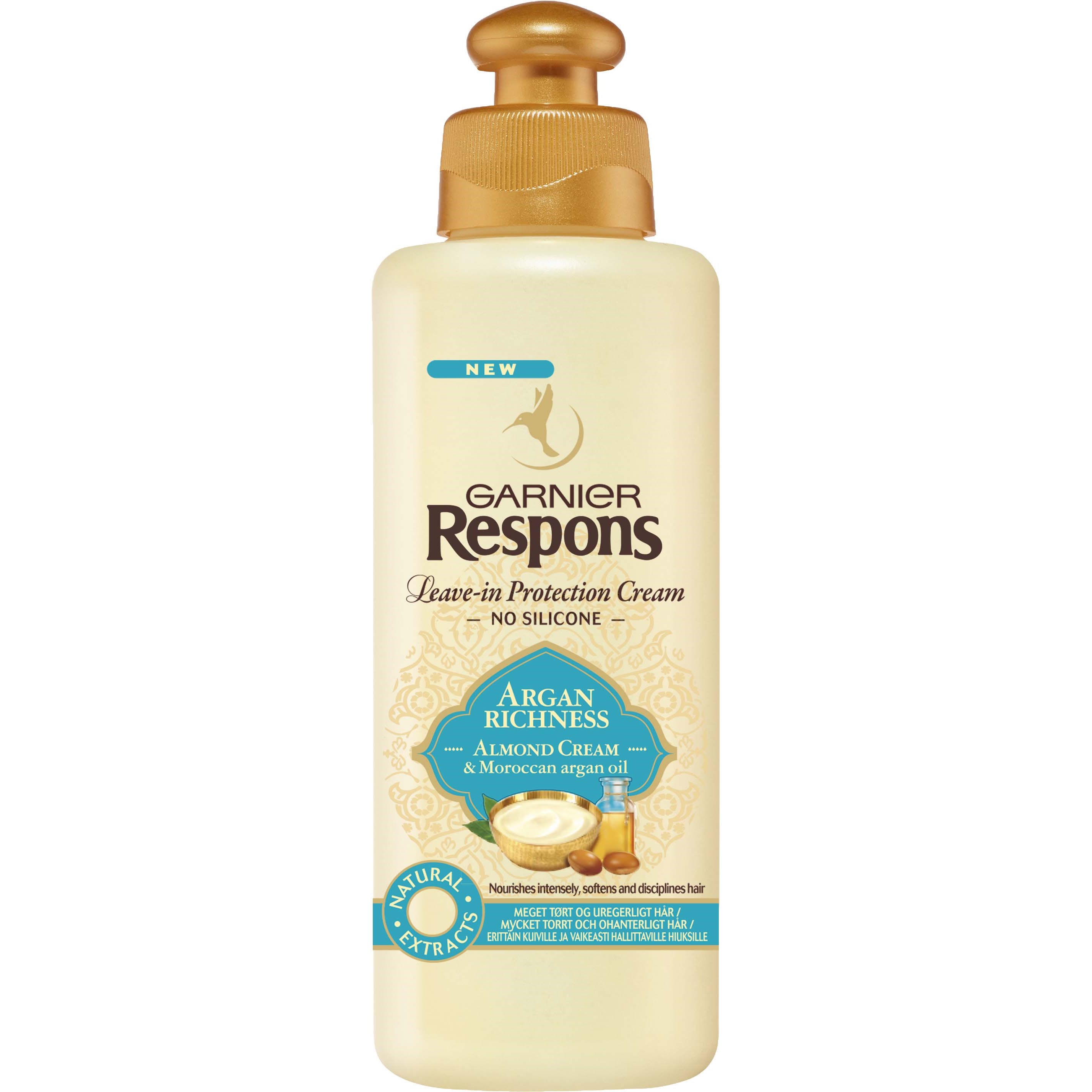 Garnier Respons Argan Richness Leave-in Protection Cream Mycket Torrt