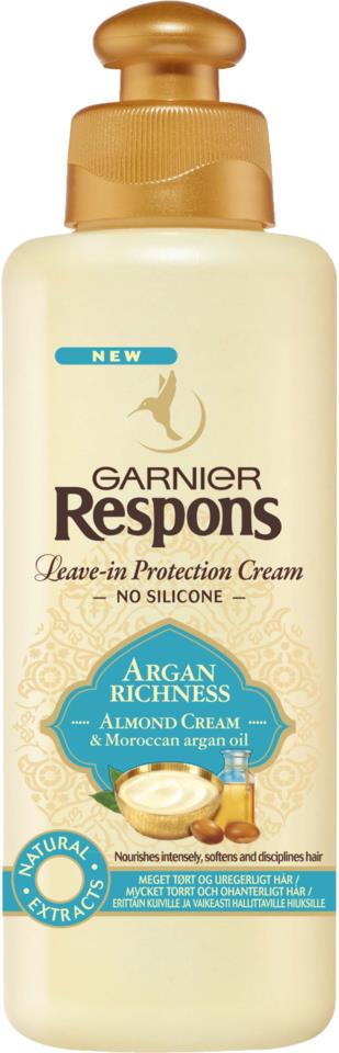 Garnier Argan Richness Leave-in Protection Cream Mycket Torrt Hår 200 ml