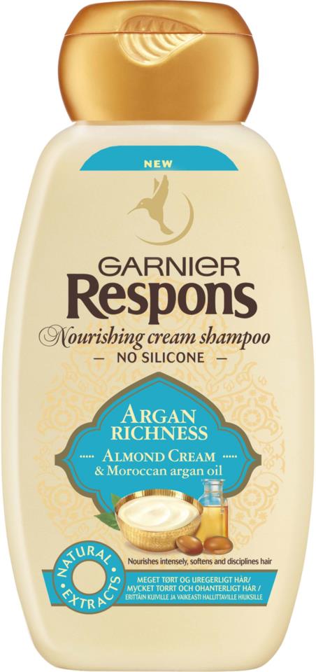Garnier Argan Richness Shampoo Mycket Torrt Hår 250 ml