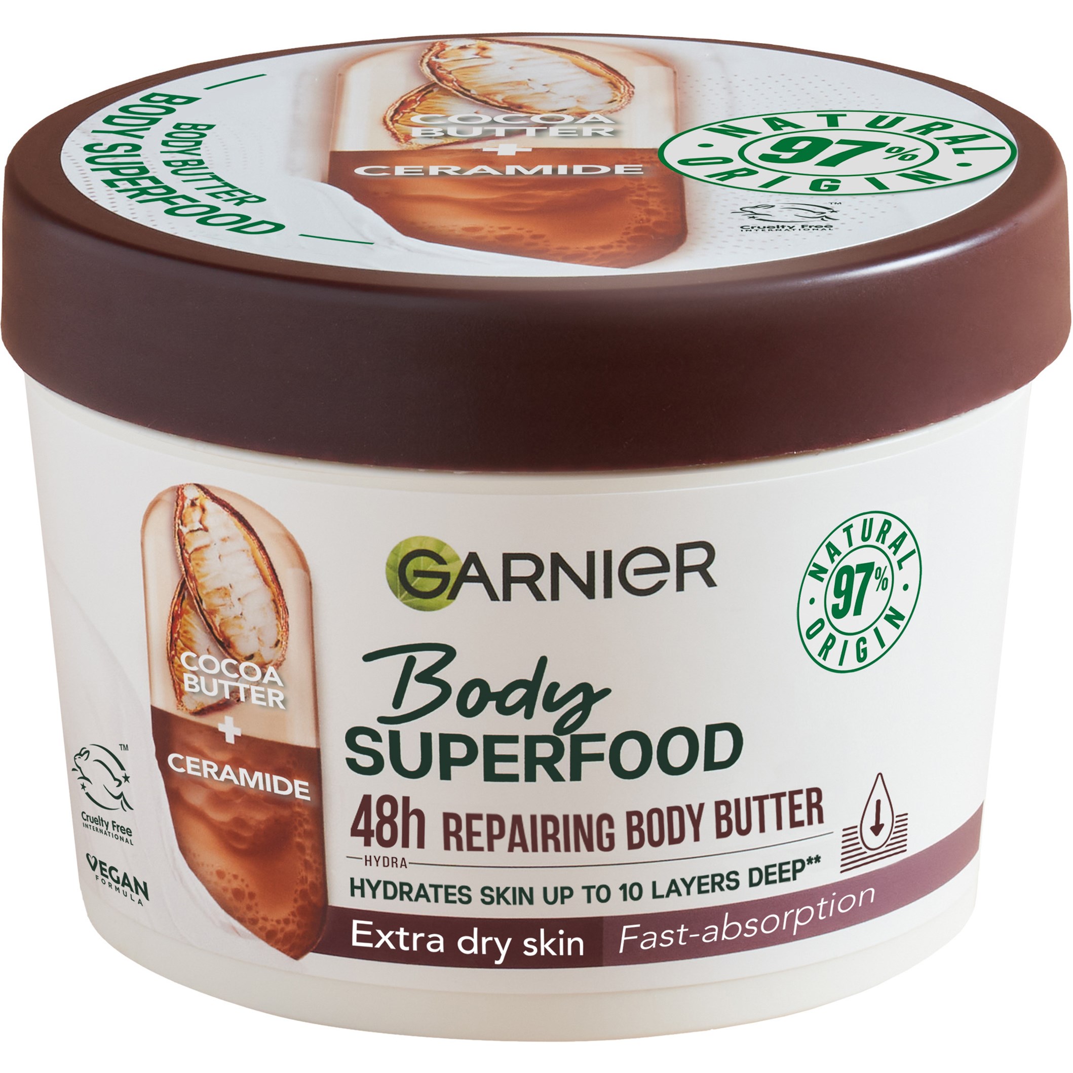 Läs mer om Garnier Body Superfood Cocoa 380 ml