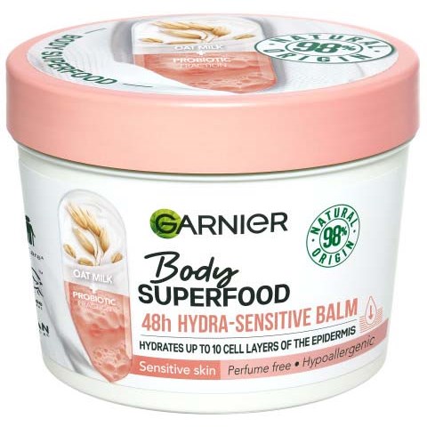 Garnier Body Superfood Oatmilk & Probiotic Hypoallergenic Balm 38 billede
