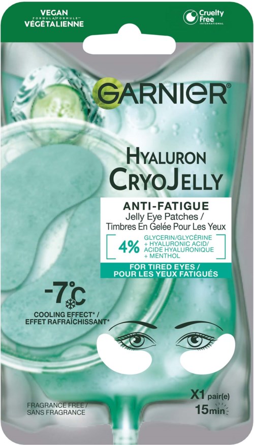 Garnier SkinActive   Hyaluronic Cryo Jelly Eye Patches for Tired Eyes