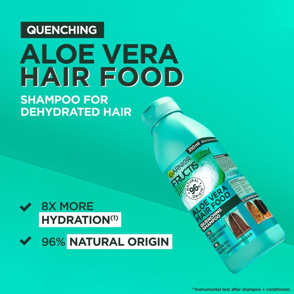Garnier Fructis Aloe Vera Hair Food Quenching Shampoo 350 ml