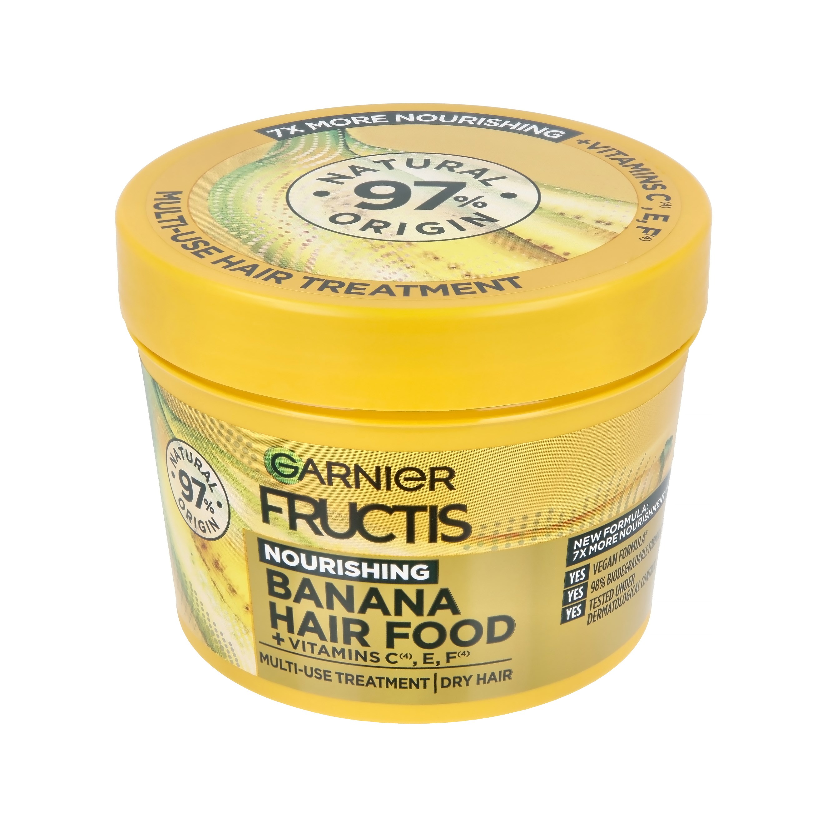 Läs mer om Garnier Fructis Banana Hair Food 400 ml