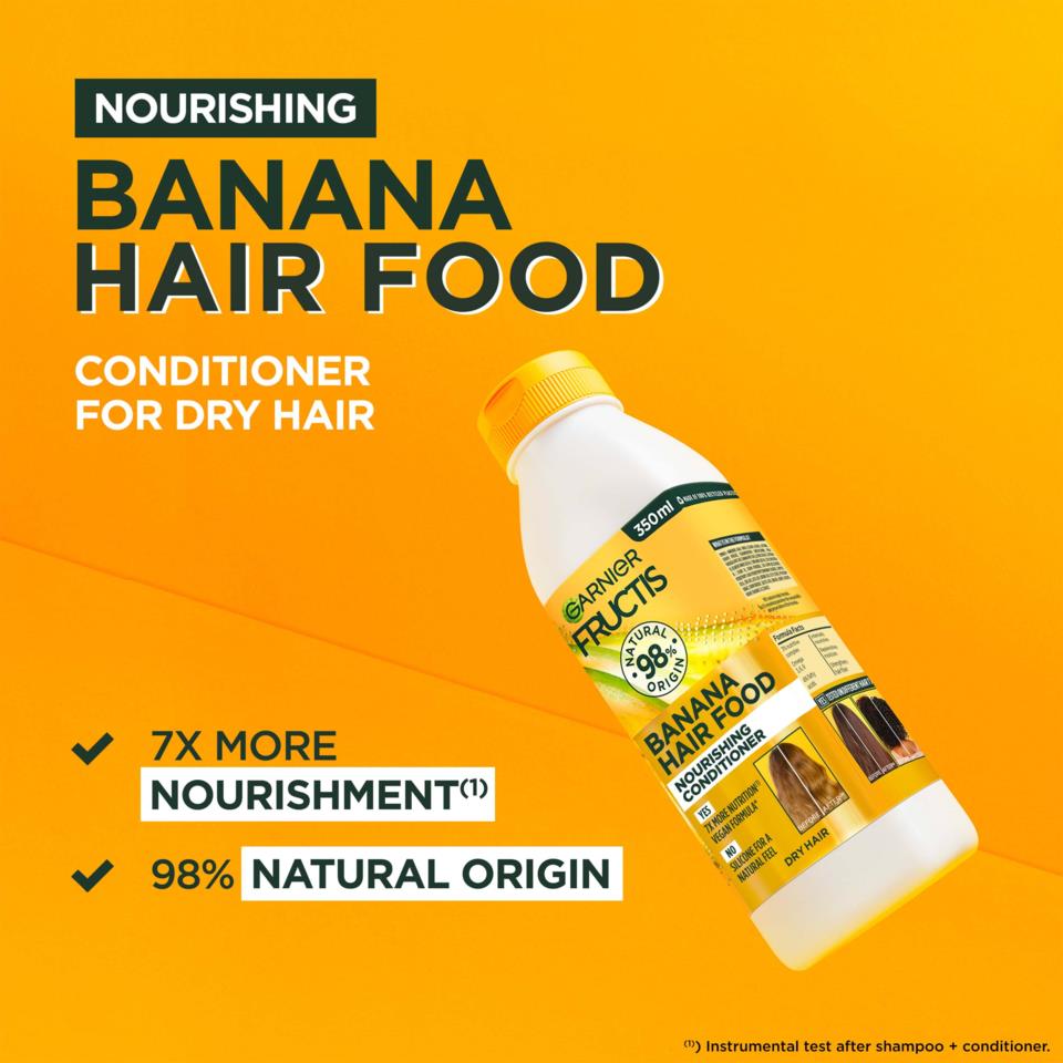 Garnier Fructis Banana Hair Food Nourishing Conditioner 350 ml