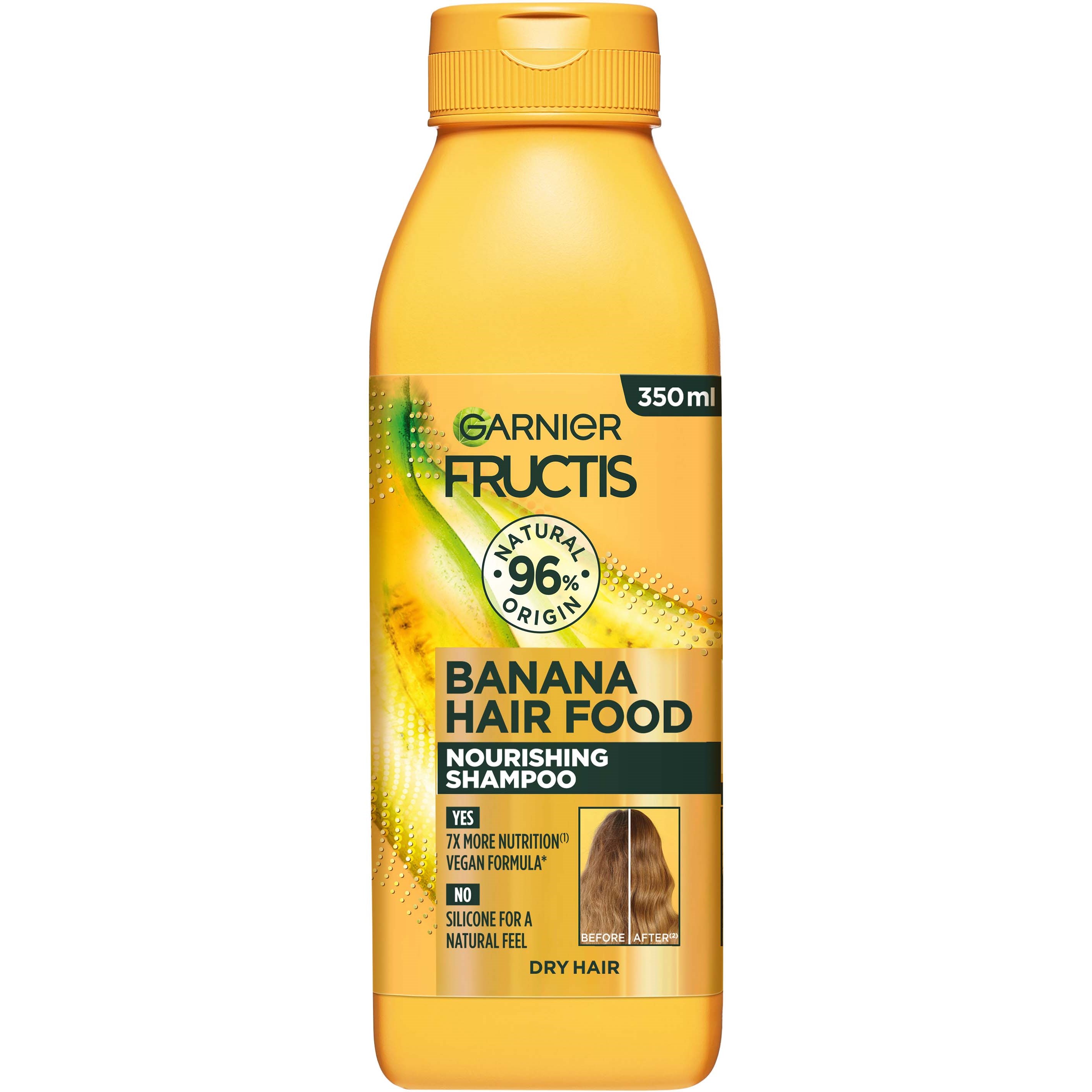 Bilde av Garnier Fructis Banana Hair Food Nourishing Shampoo 350 Ml