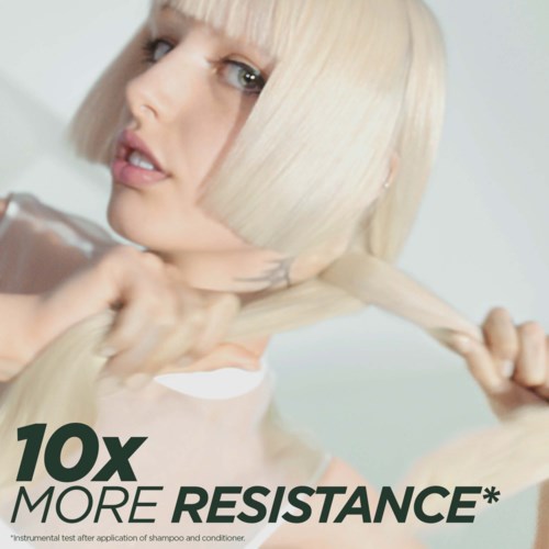 Несмываемое средство для волос Garnier Fructis Damage Eraser Keratin Filler 10-in-1 для повреждённых волос, 400 мл — фото 4