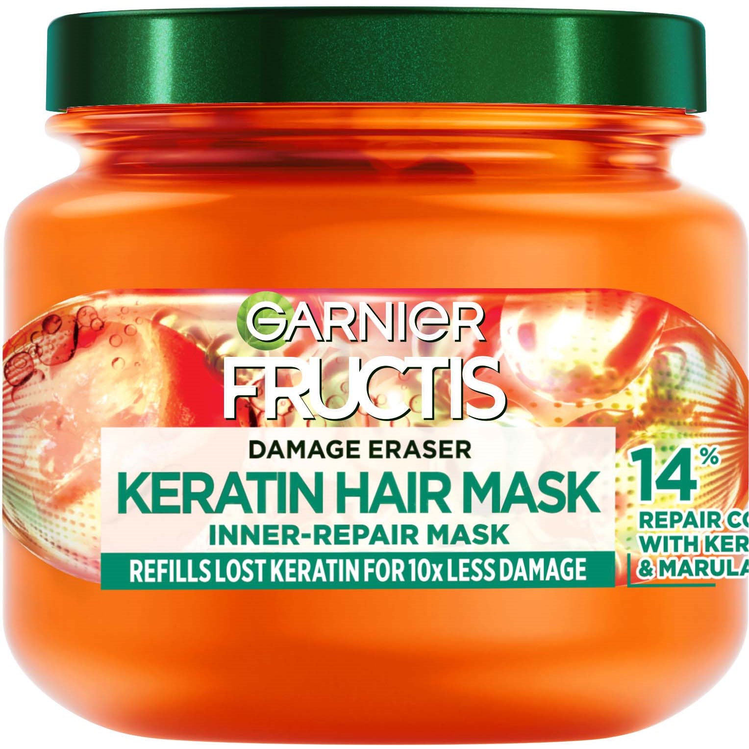 Garnier Fructis Damage Eraser Keratin Hair Mask 320 ml billede