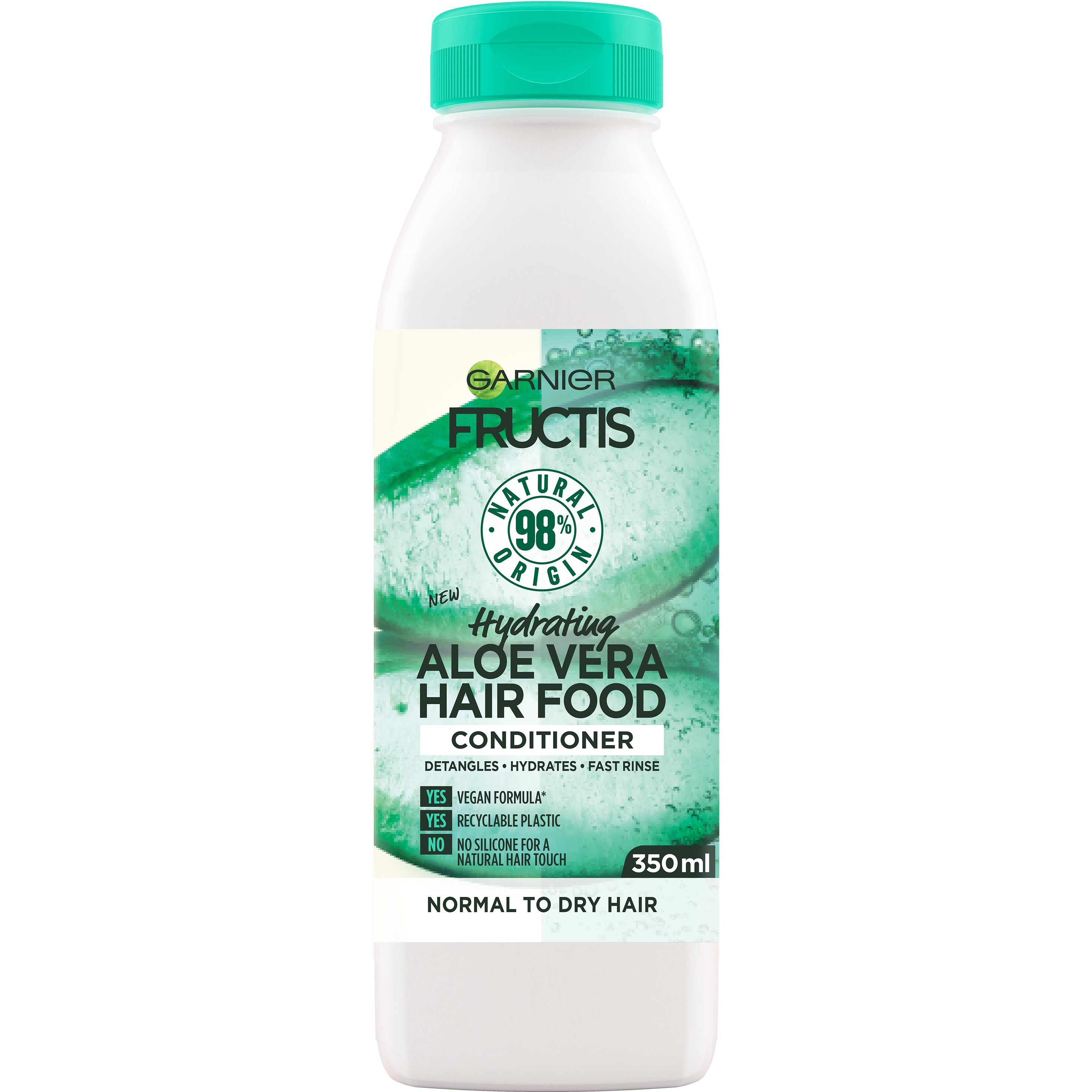 Läs mer om Garnier Fructis Hydrating Conditioner Aloe Vera Hair Food 350 ml