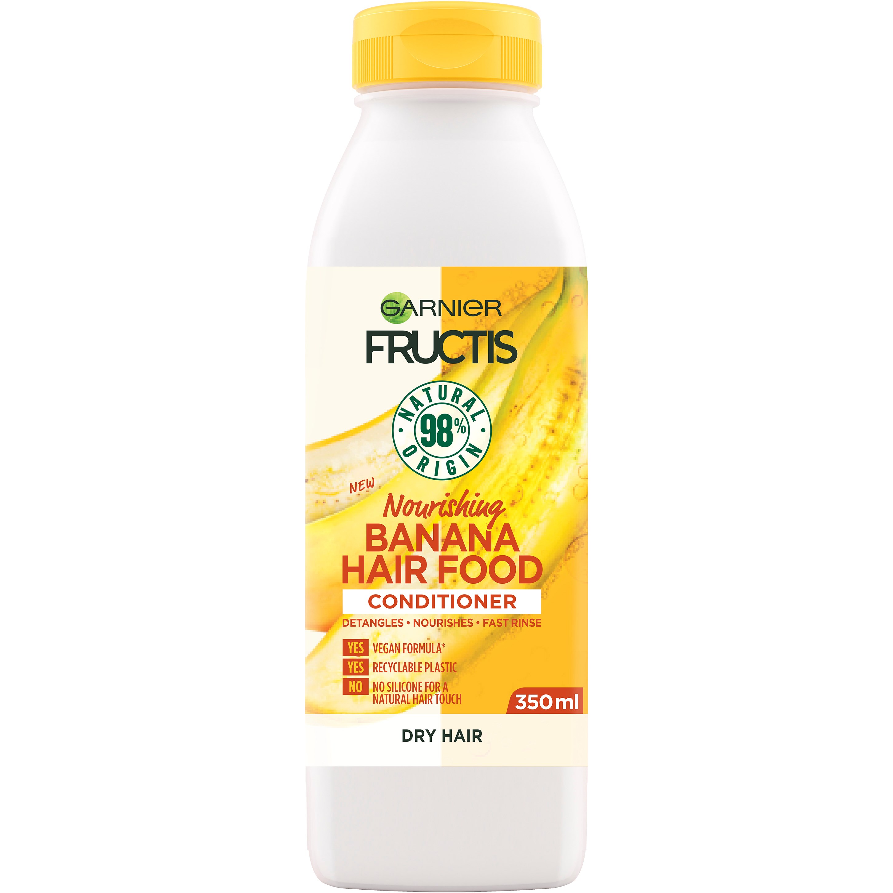 Läs mer om Garnier Fructis Nourishing Conditioner Banana Hair Food 350 ml