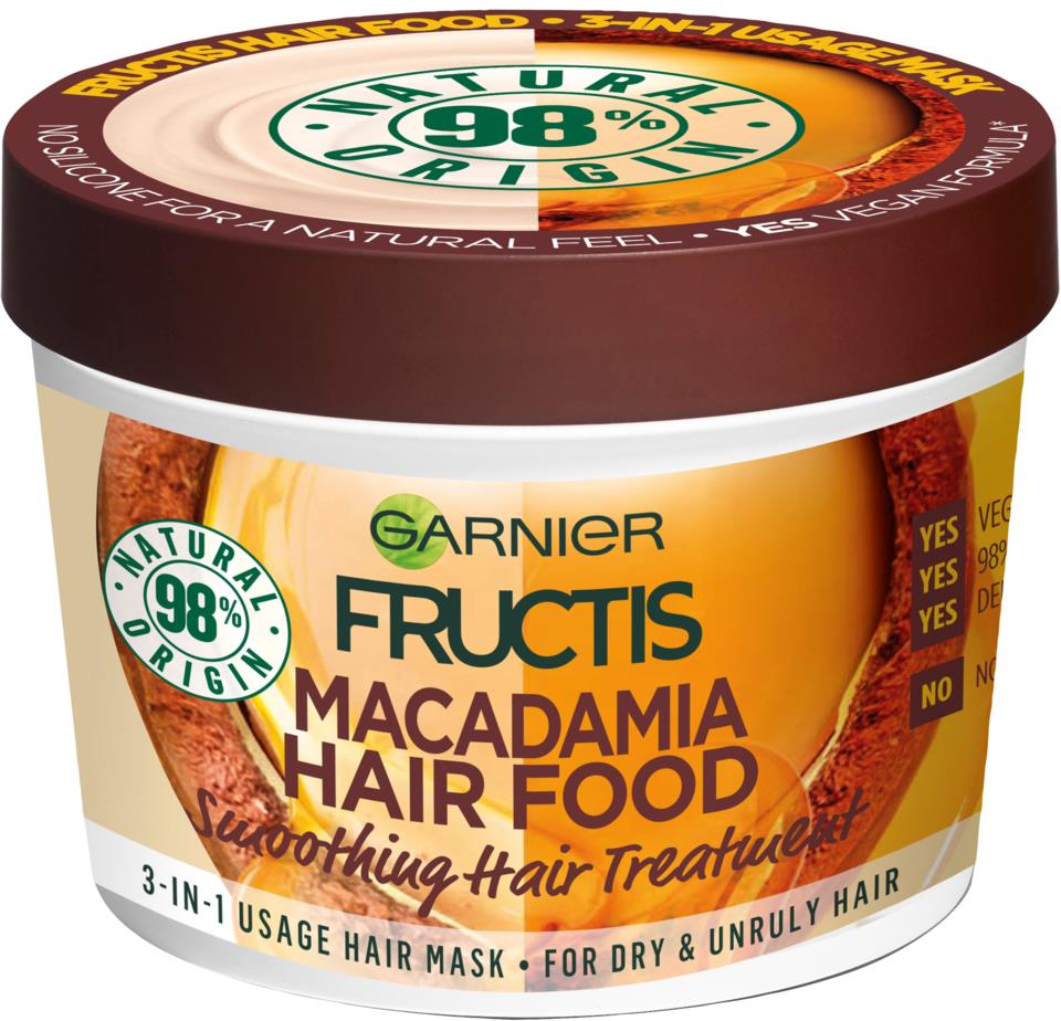 Garnier Fructis Macadamia Hair Food Smoothing Hair Treatment 390 Ml garnier-fructis-macadamia-hair-food-smoothing-hair-treatment-390-ml