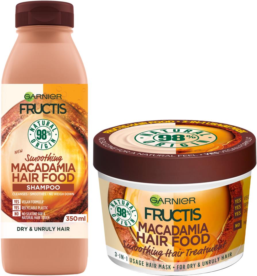 Garnier Fructis Hair Food Macadamia Sæt